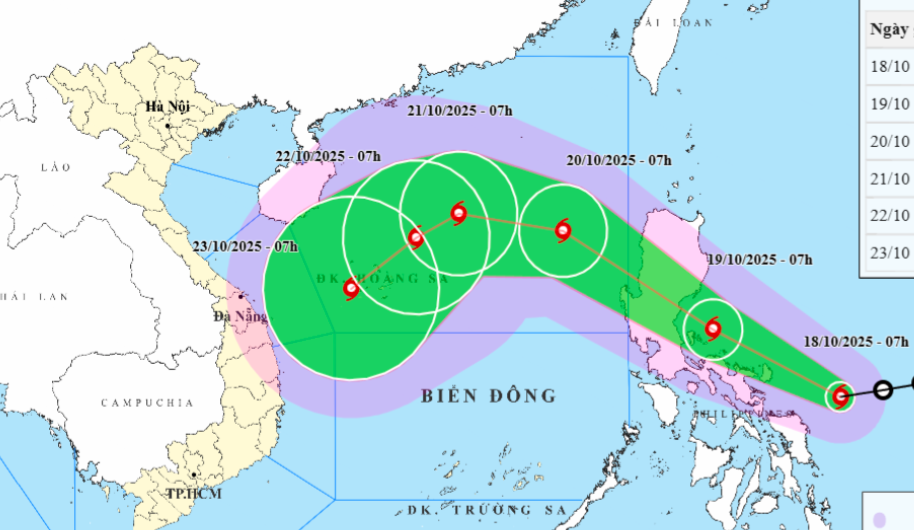 Bão Fengshen Thần gió mạnh lên cấp 10 , dự báo hướng vào biển Đông - Ảnh 1. Bão Fengshen Thần gió mạnh lên cấp 10 , dự báo hướng vào biển Đông - Ảnh 1.