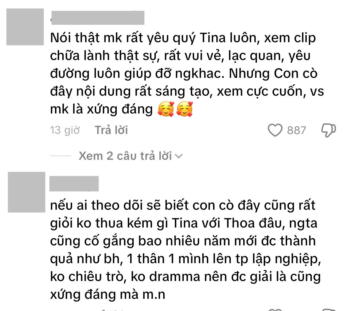 Ồn ào quanh Con Cò Đây và Tina Thảo Thi- Ảnh 6. Ồn ào quanh Con Cò Đây và Tina Thảo Thi- Ảnh 6.