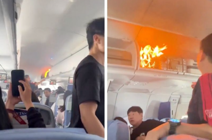 Pin lithium bốc cháy, máy bay Trung Quốc phải hạ cánh khẩn cấp- Ảnh 1.