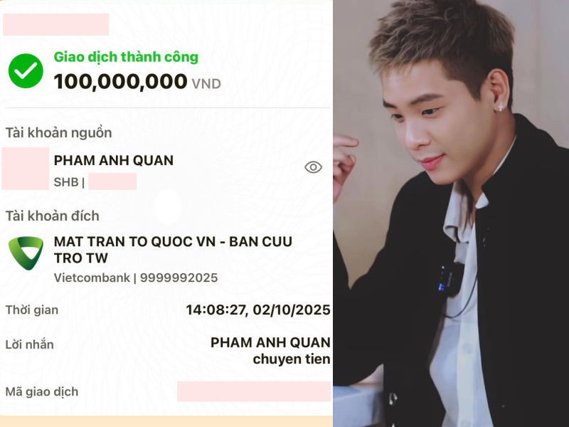 Hà Anh Tuấn góp 1,3 tỷ, Đông Nhi - Lan Ngọc và dàn sao tiếp tục chung tay khắc phục hậu quả bão số 10- Ảnh 5. Hà Anh Tuấn góp 1,3 tỷ, Đông Nhi - Lan Ngọc và dàn sao tiếp tục chung tay khắc phục hậu quả bão số 10- Ảnh 5.