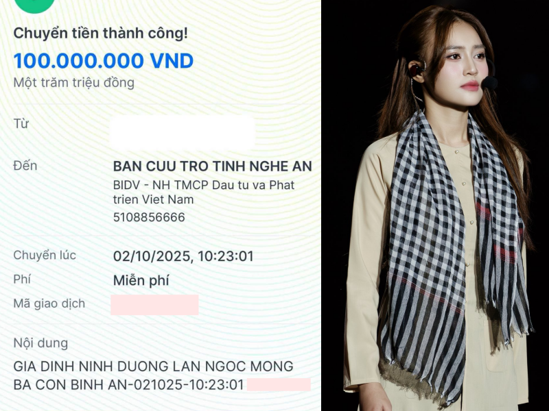 Hà Anh Tuấn góp 1,3 tỷ, Đông Nhi - Lan Ngọc và dàn sao tiếp tục chung tay khắc phục hậu quả bão số 10- Ảnh 3. Hà Anh Tuấn góp 1,3 tỷ, Đông Nhi - Lan Ngọc và dàn sao tiếp tục chung tay khắc phục hậu quả bão số 10- Ảnh 3.