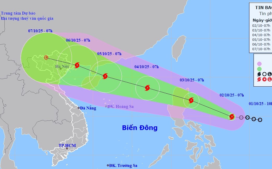 CẬP NHẬT: Bão MATMO sẽ đi vào Biển Đông trở thành cơn bão BÃO SỐ 11, giật CẤP 15 và tiếp tục mạnh thêm- Ảnh 1.