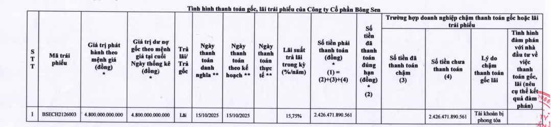 Doanh nghiệp liên quan đến bà Trương Mỹ Lan chậm thanh toán hơn 2.400 tỷ đồng trái phiếu - Ảnh 1.