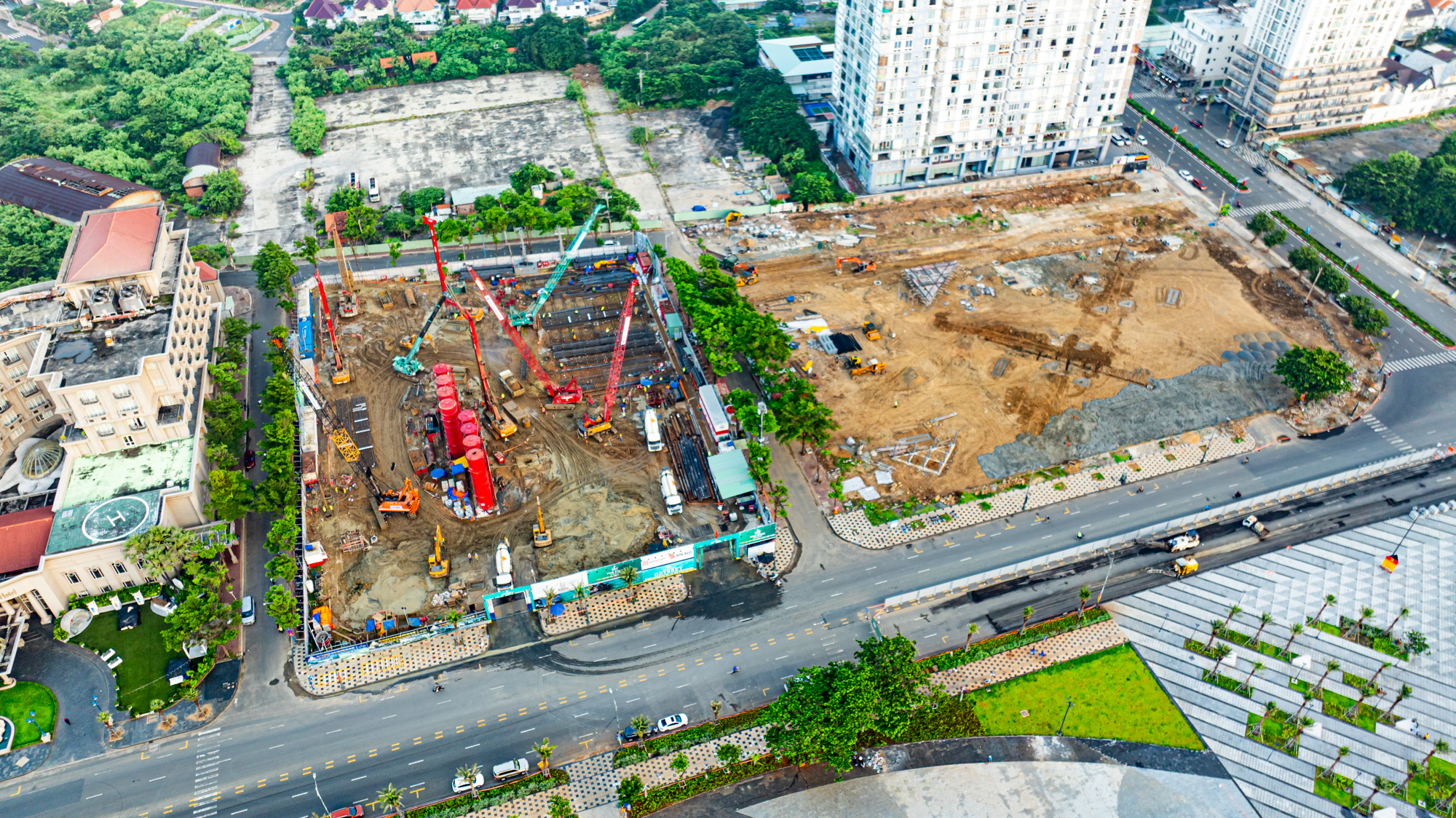 Thay bạn đi xem công trường xây 2 tòa tháp cao nhất Vũng Tàu, tổng mức đầu tư 10.000 tỷ, nằm trên trục đường kim cương ở bãi Sau - Ảnh 11.