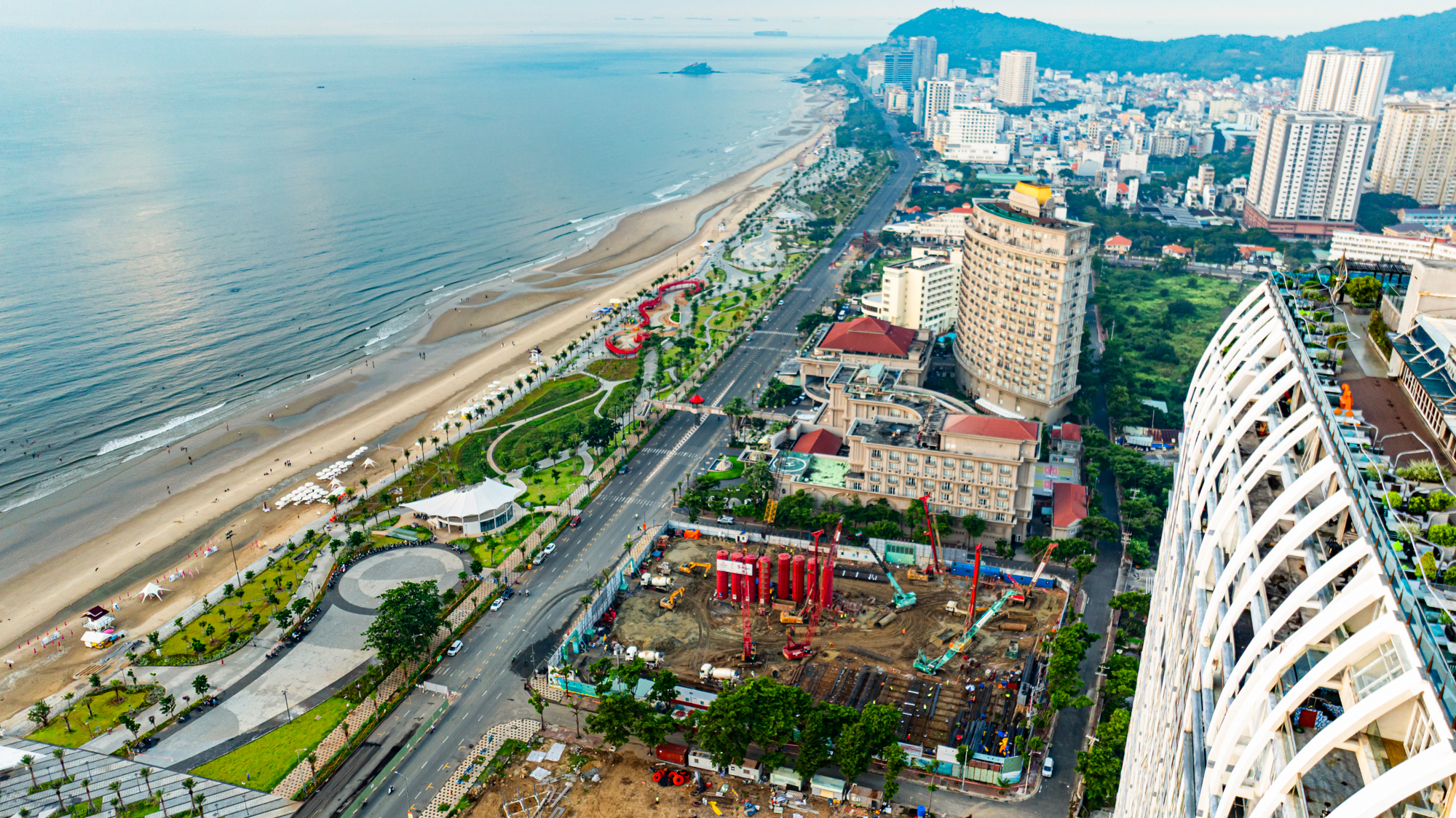 Thay bạn đi xem công trường xây 2 tòa tháp cao nhất Vũng Tàu, tổng mức đầu tư 10.000 tỷ, nằm trên trục đường kim cương ở bãi Sau - Ảnh 13.