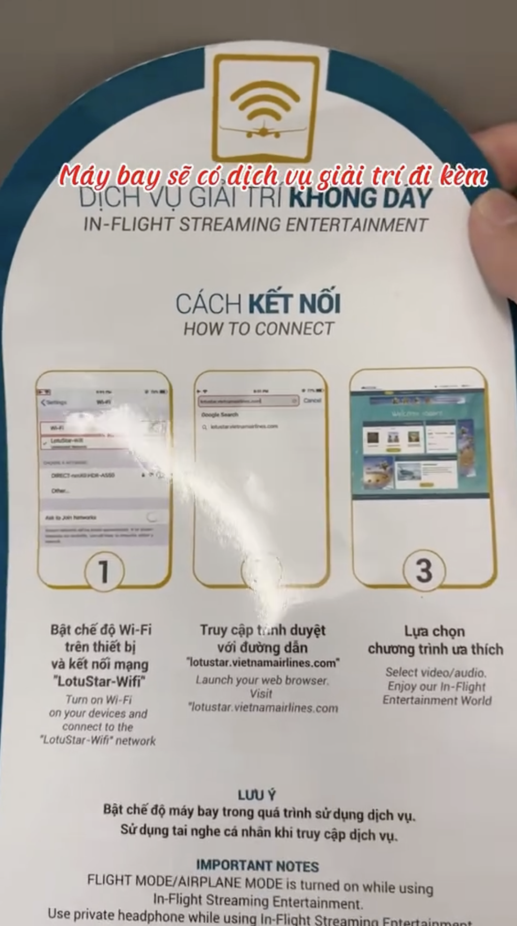 Sự thật về wifi "không phải ai cũng biết" trên máy bay Vietnam Airlines, hành khách đọc hết dòng hướng dẫn mới vỡ lẽ - Ảnh 4. Sự thật về wifi "không phải ai cũng biết" trên máy bay Vietnam Airlines, hành khách đọc hết dòng hướng dẫn mới vỡ lẽ - Ảnh 4.
