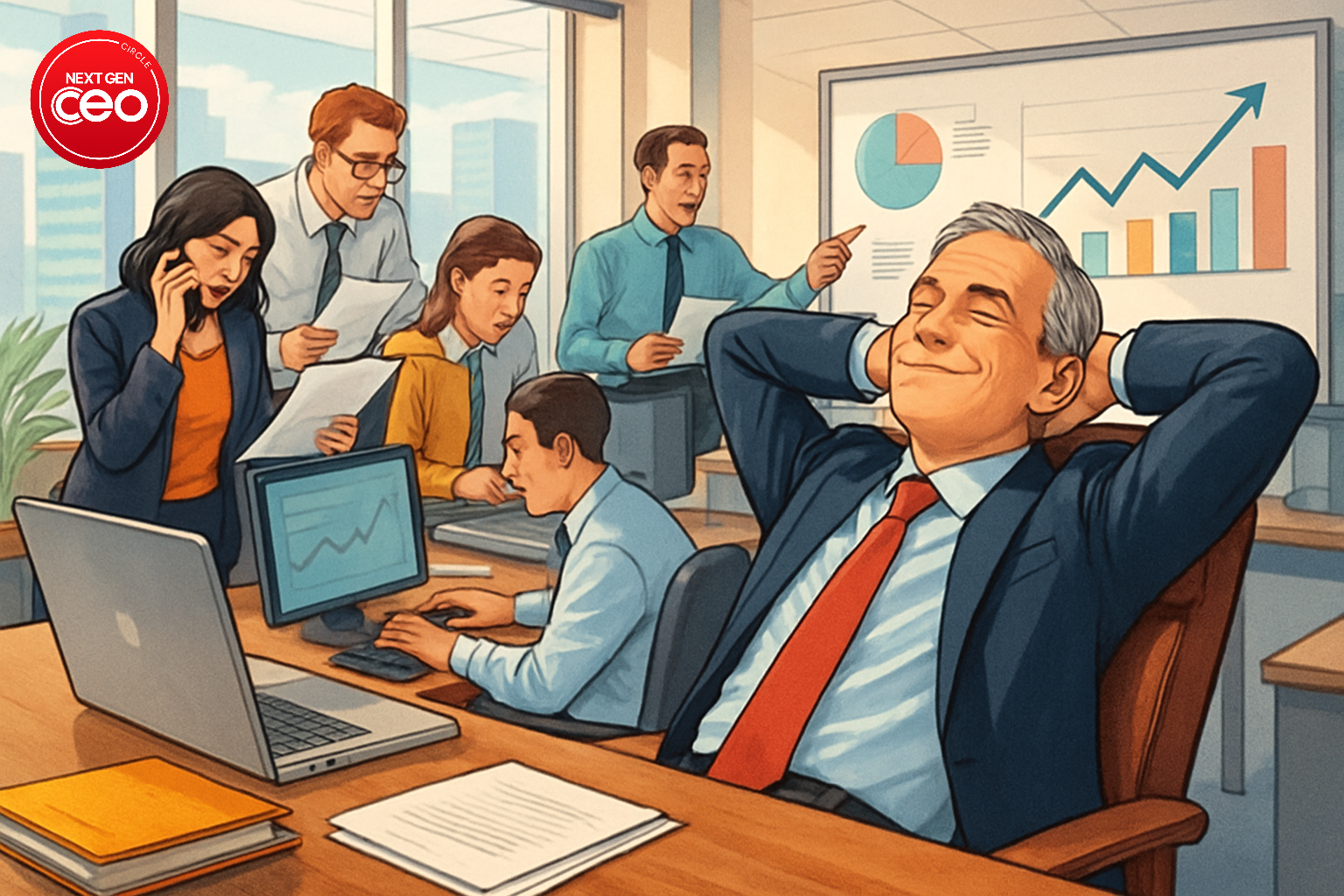Đỉnh cao lãnh đạo: CEO không cần lúc nào cũng có mặt, mà phải giúp đội ngũ tỏa sáng khi họ vắng mặt- Ảnh 2. Đỉnh cao lãnh đạo: CEO không cần lúc nào cũng có mặt, mà phải giúp đội ngũ tỏa sáng khi họ vắng mặt- Ảnh 2.