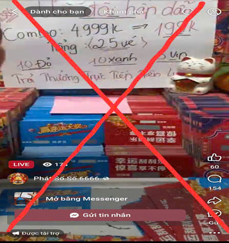 Cảnh giác lừa đảo xổ số cào online trúng thưởng lớn và cách phòng tránh - Ảnh 1. Cảnh giác lừa đảo xổ số cào online trúng thưởng lớn và cách phòng tránh - Ảnh 1.