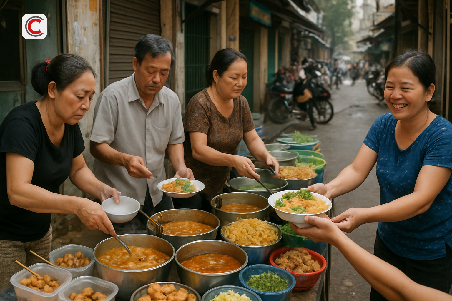 Bán thức ăn đường phố: Đề xuất phạt từ 1-6 triệu đồng nếu không có đồ che đậy, người chế biến mắc bệnh tiêu chảy, viêm gan, lao phổi - Ảnh 1.