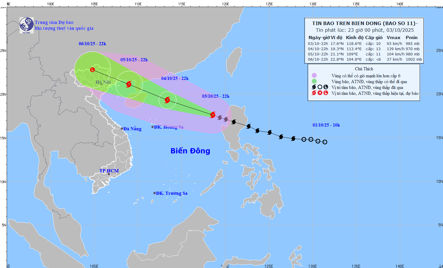 Bão số 11 hết sức nguy hiểm, 5 tỉnh đặc biệt chú ý- Ảnh 1.