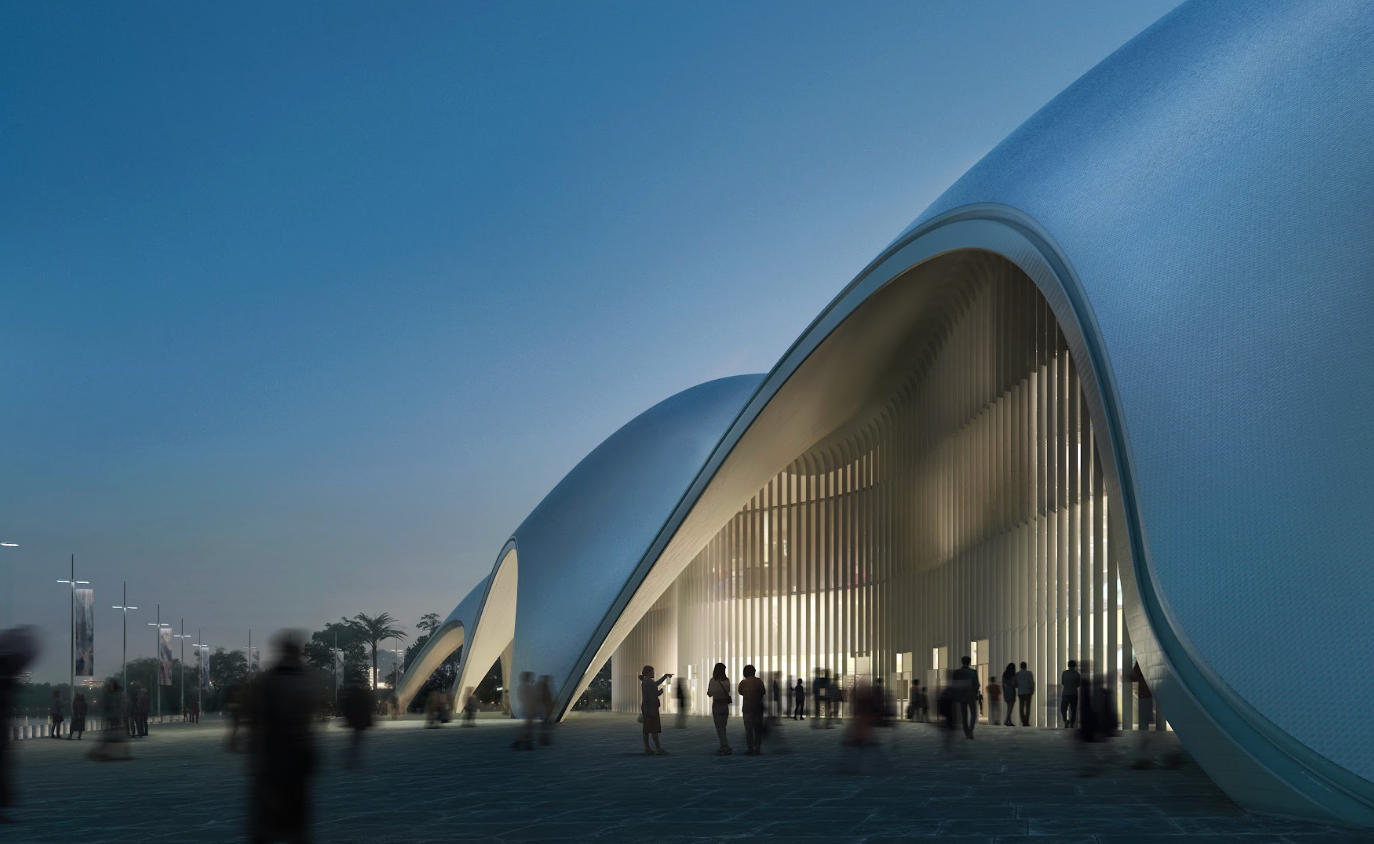 Phối cảnh độc đáo của nhà hát Opera rộng gần 20ha giáp hồ Tây Phối cảnh độc đáo của nhà hát Opera rộng gần 20ha giáp hồ Tây