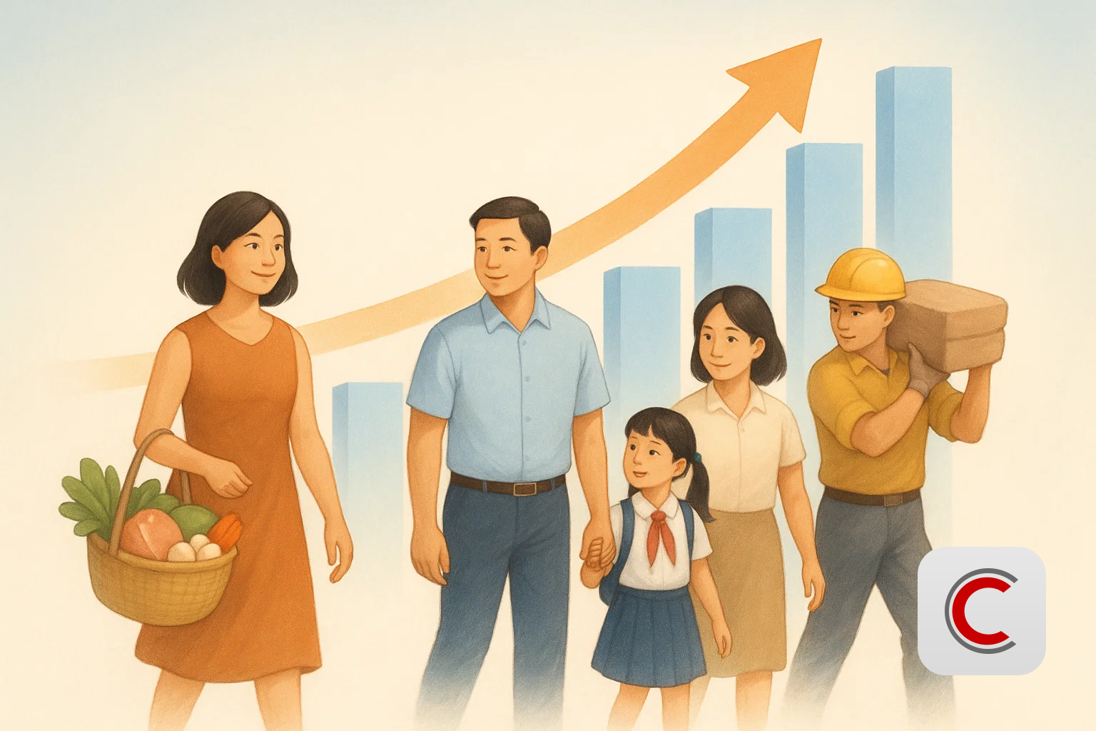 CPI tháng 9 tăng 0,42%, 10 nhóm hàng tăng giá nhưng chỉ có 1 nhóm giảm - Ảnh 1.