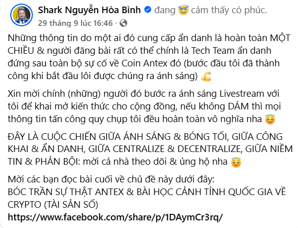 Lùm xùm dự án tiền số AntEx của Shark Bình: Ai là nạn nhân thực sự? - Ảnh 7.