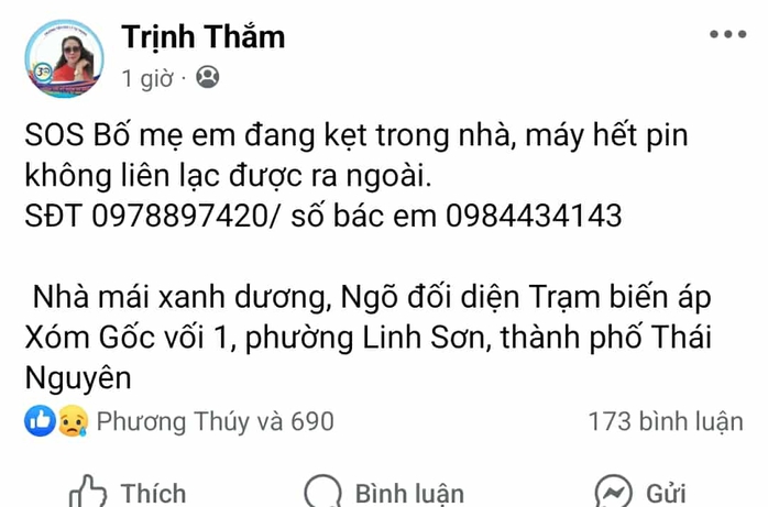 Những tiếng kêu cứu khẩn cấp khi Thái Nguyên bị ngập lụt nặng- Ảnh 6. Những tiếng kêu cứu khẩn cấp khi Thái Nguyên bị ngập lụt nặng- Ảnh 6.