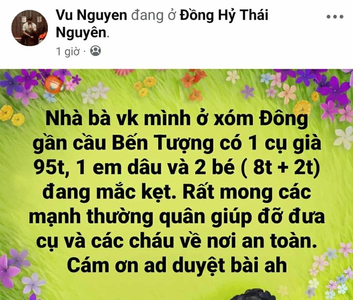 Những tiếng kêu cứu khẩn cấp khi Thái Nguyên bị ngập lụt nặng- Ảnh 5. Những tiếng kêu cứu khẩn cấp khi Thái Nguyên bị ngập lụt nặng- Ảnh 5.