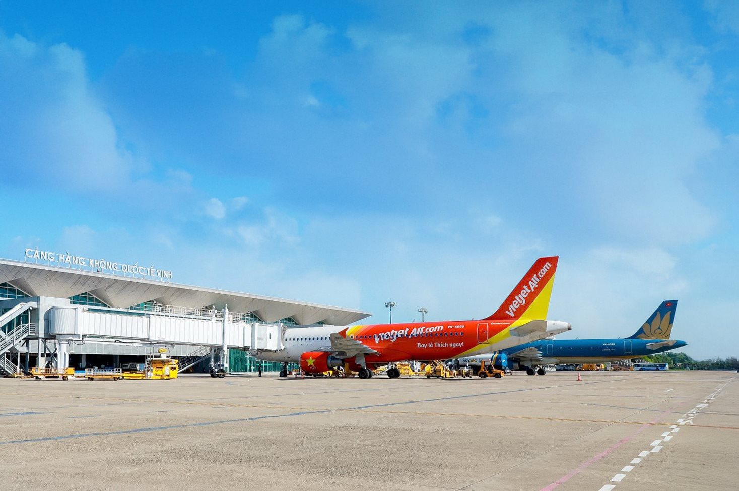 Cuộc "lột xác" của sân bay quốc tế tại Việt Nam sau 3 tháng đóng cửa- Ảnh 2.