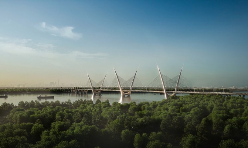 Người dân Hà Nội đón tin vui: "Siêu cầu'' dây văng hơn 7.300 tỷ bắc qua sông Hồng, cách cầu Thăng Long chỉ 6km chính thức được khởi công - Ảnh 1.