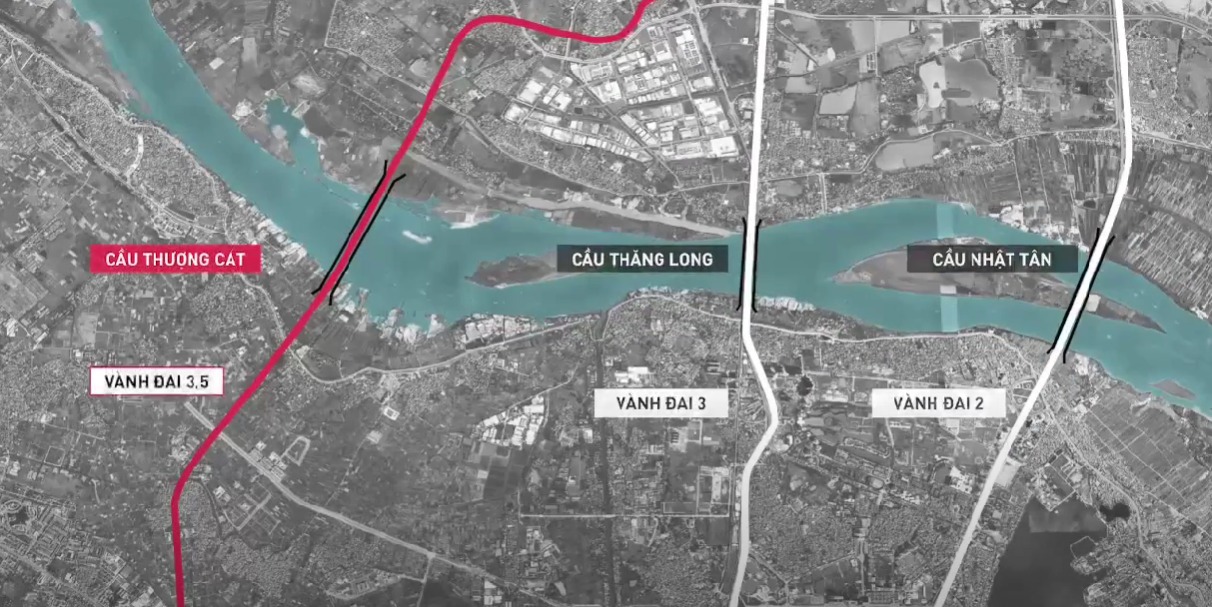 Người dân Hà Nội đón tin vui: "Siêu cầu'' dây văng hơn 7.300 tỷ bắc qua sông Hồng, cách cầu Thăng Long chỉ 6km chính thức được khởi công - Ảnh 2.