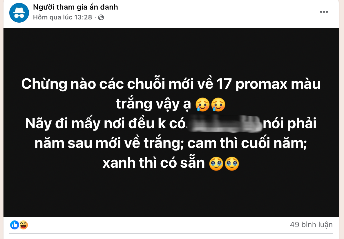 iPhone 17 Pro Max màu bạc khan hàng, trái ngược dự đoán thị hiếu - Ảnh 2.