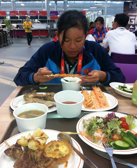 Rùng mình với chế độ ăn của Ánh Viên- Ảnh 2. Rùng mình với chế độ ăn của Ánh Viên- Ảnh 2.