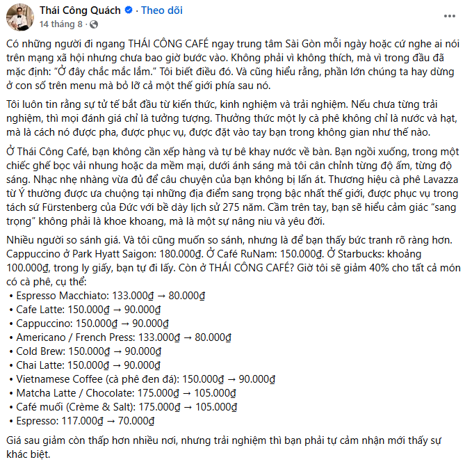 Tình trạng không ngờ của quán cà phê Thái Công- Ảnh 6. Tình trạng không ngờ của quán cà phê Thái Công- Ảnh 6.