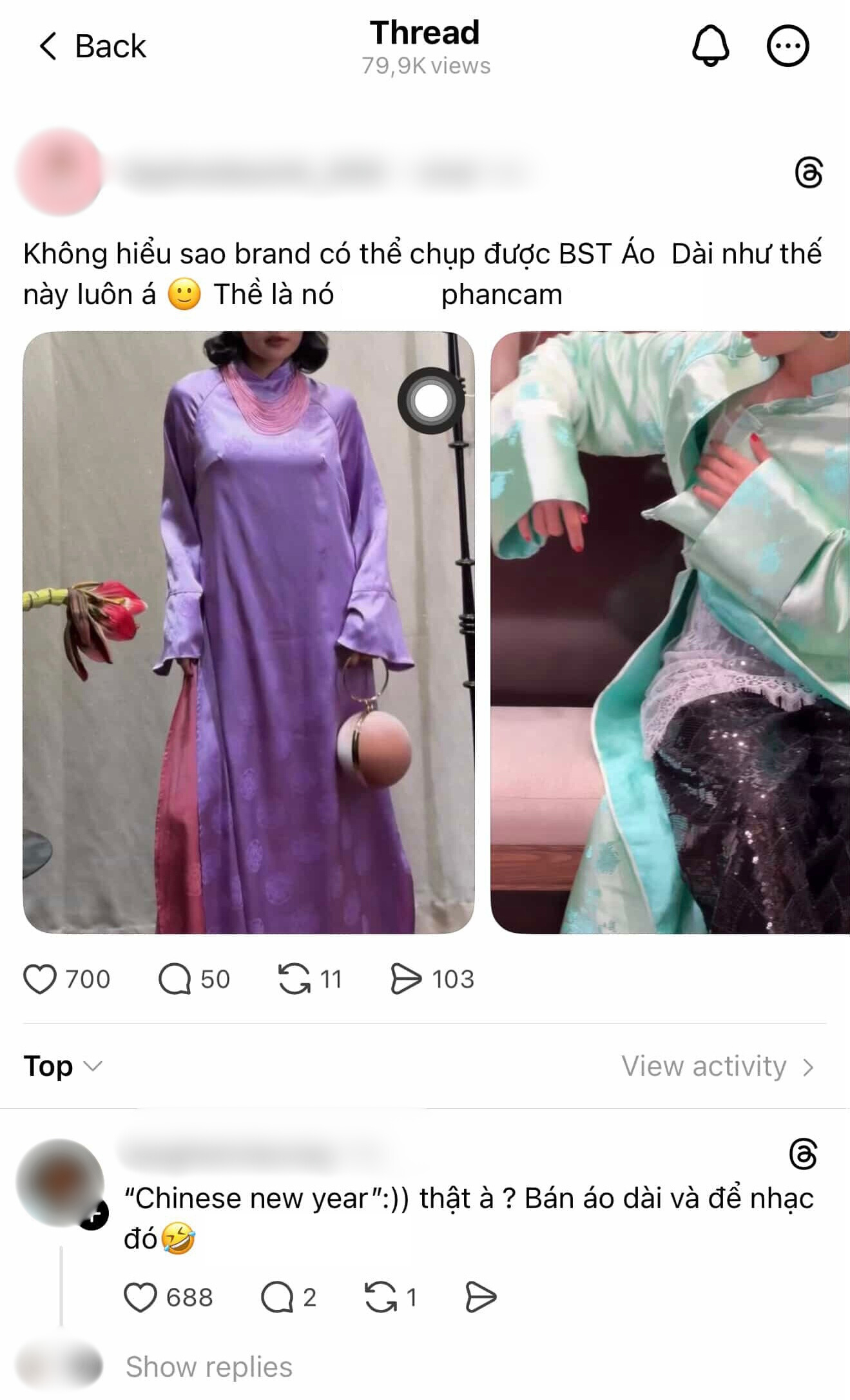 Hứng gạch đá vì bộ ảnh áo dài phản cảm, chèn nhạc 