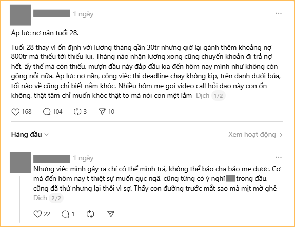 28 tuổi lương 30 triệu, nợ 800 triệu- Ảnh 1. 28 tuổi lương 30 triệu, nợ 800 triệu- Ảnh 1.