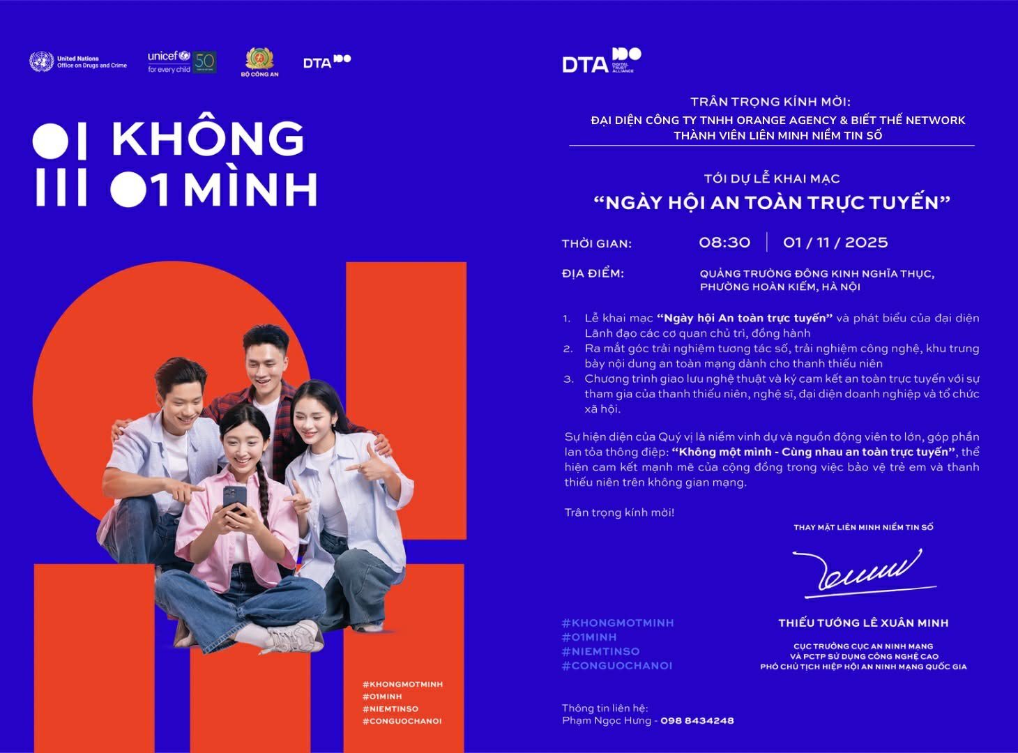 Hà Nội Của Tôi đồng hành cùng “Ngày hội An toàn trực tuyến” - Ảnh 1. Hà Nội Của Tôi đồng hành cùng “Ngày hội An toàn trực tuyến” - Ảnh 1.