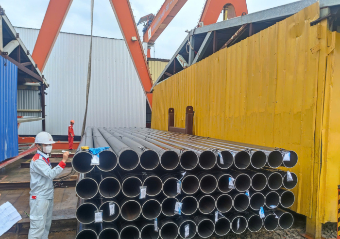 Hòa Phát cung cấp hơn 1.800 tấn ống thép cho Trung tâm Hội nghị APEC 2027 - Ảnh 1.