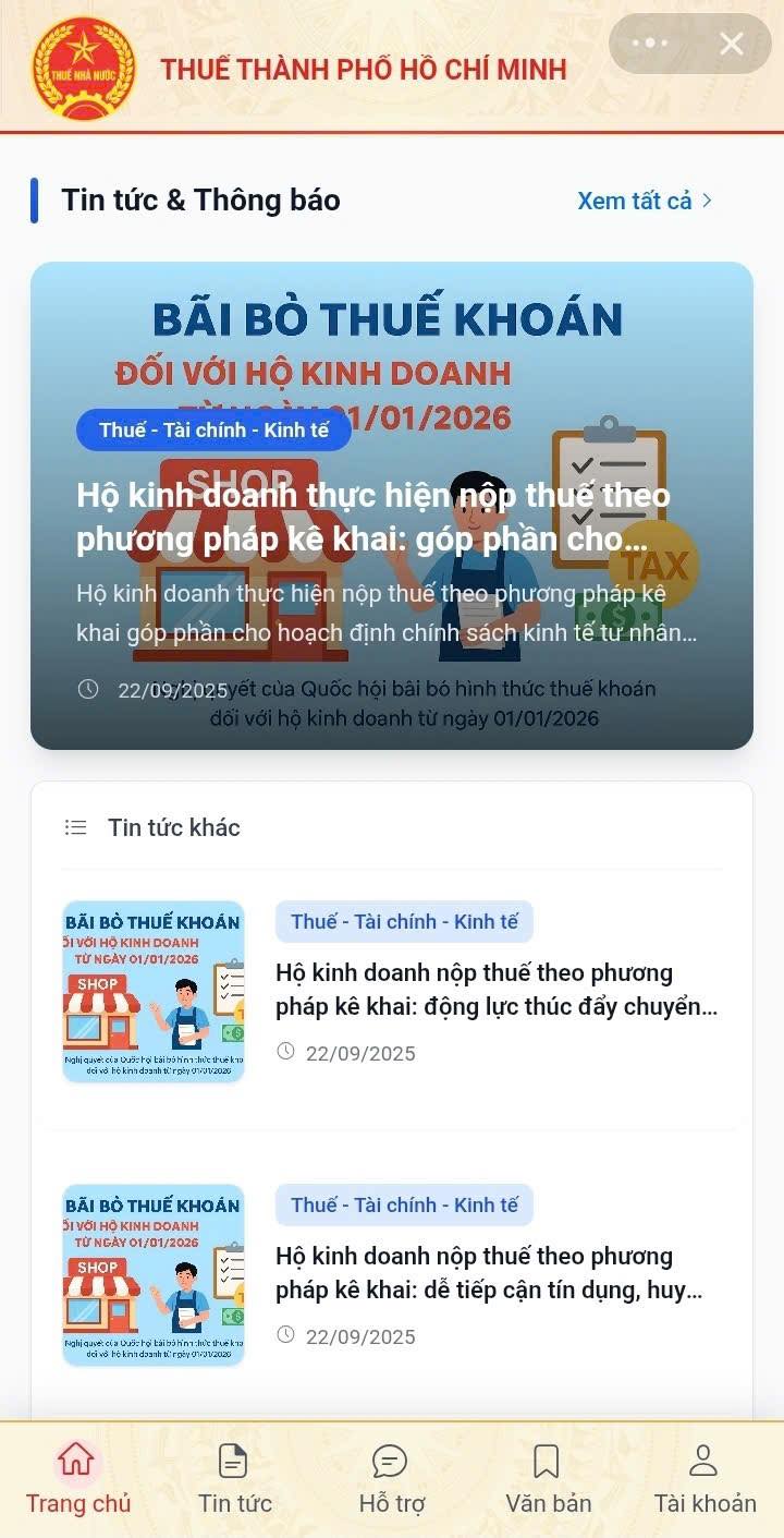 Thuế TP.HCM có thông báo quan trọng với hàng trăm nghìn hộ kinh doanh, người nộp thuế trên địa bàn- Ảnh 2. Thuế TP.HCM có thông báo quan trọng với hàng trăm nghìn hộ kinh doanh, người nộp thuế trên địa bàn- Ảnh 2.
