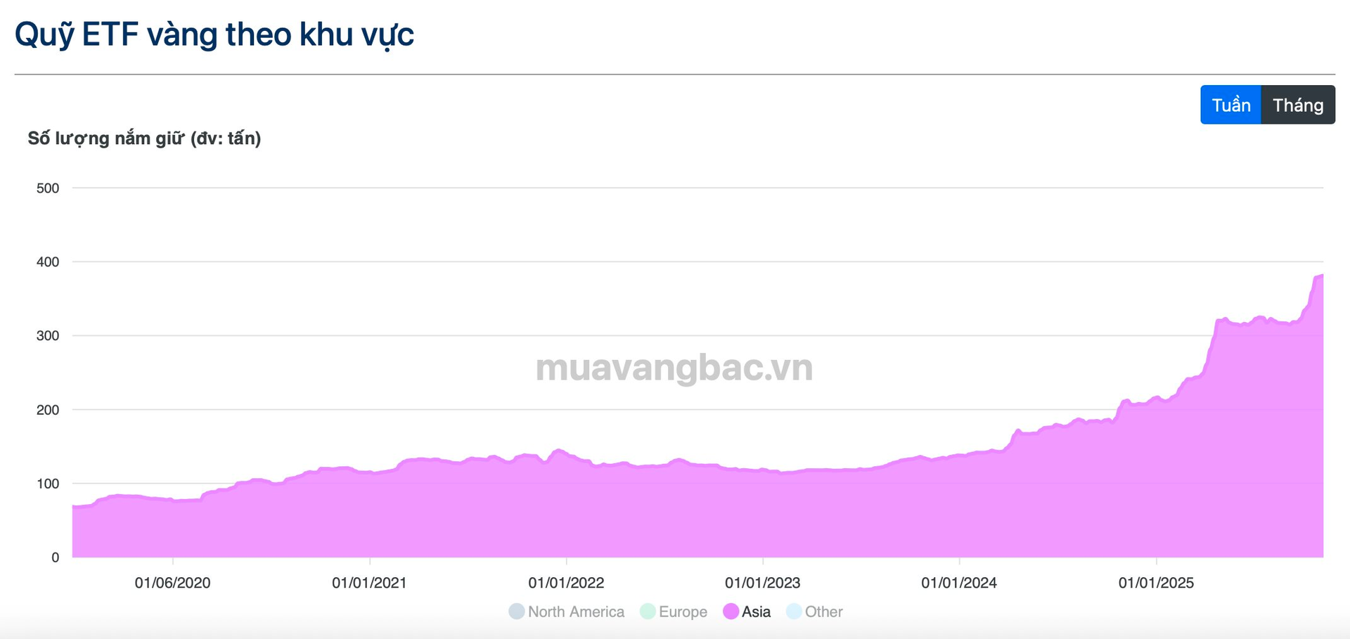 Châu Á trong “cơn khát vàng”: Một loạt quỹ lớn gấp đôi lượng nắm giữ từ đầu năm- Ảnh 2.