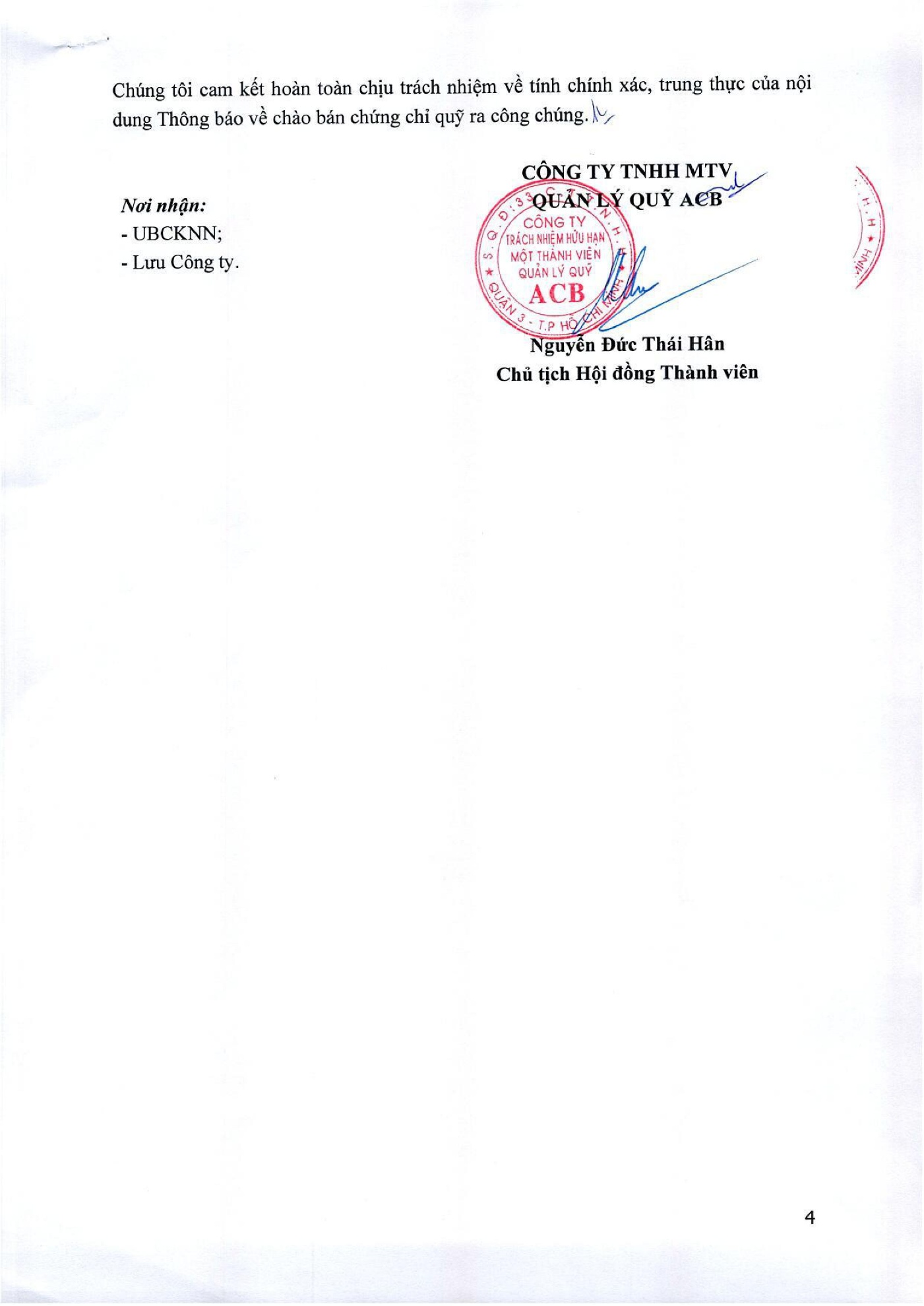 Công ty TNHH MTV Quản lý Quỹ ACB (ACBC) thông báo chào bán chứng chỉ Quỹ ACBC-BGF ra công chúng - Ảnh 4.