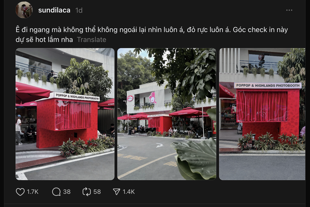 Highlands Coffee đang toan tính gì khi đặt photobooth tại chi nhánh Drive Thru? - Ảnh 1.