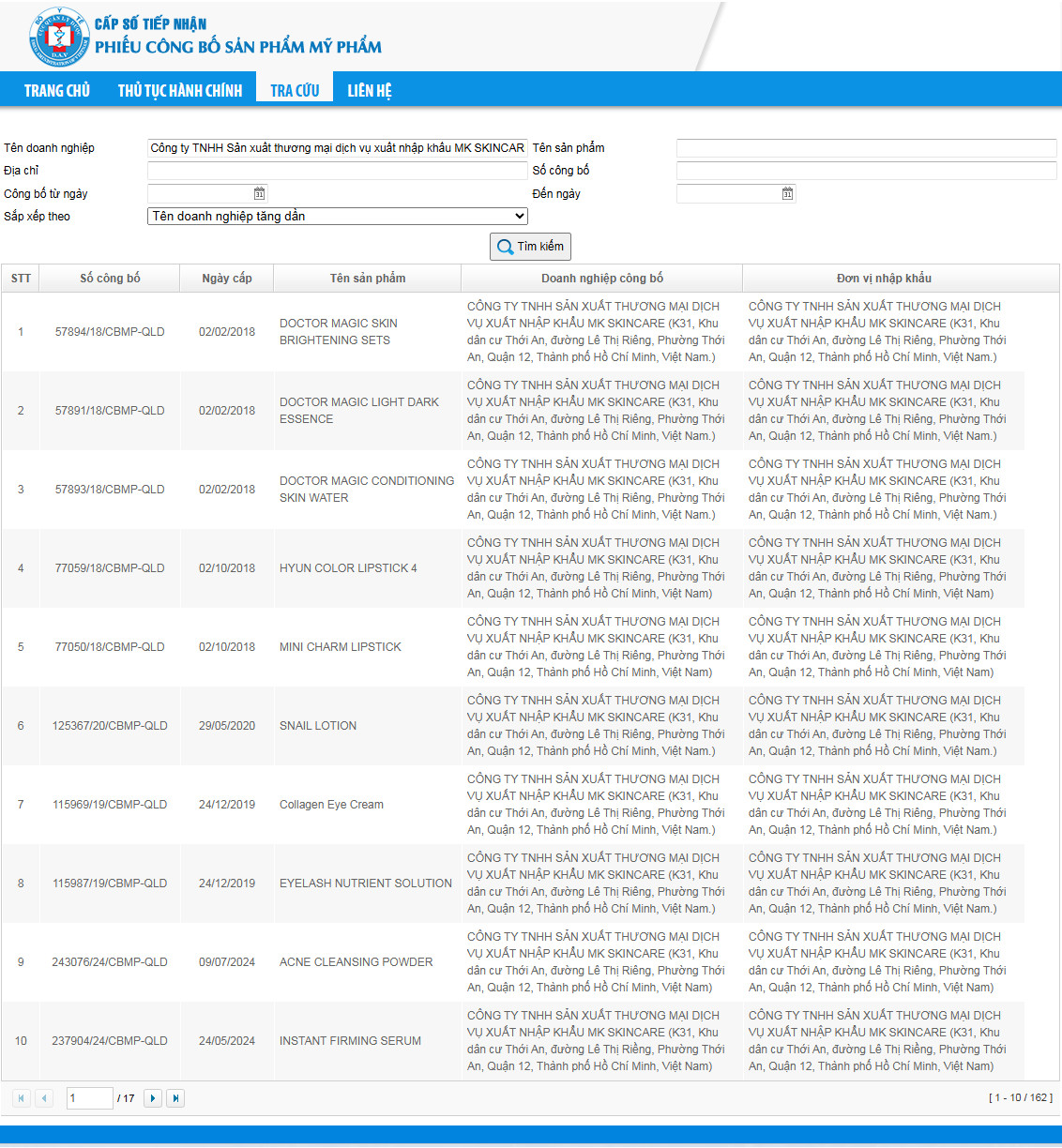 126 sản phẩm mỹ phẩm của Mailisa được cấp phiếu công bố  - Ảnh 1.