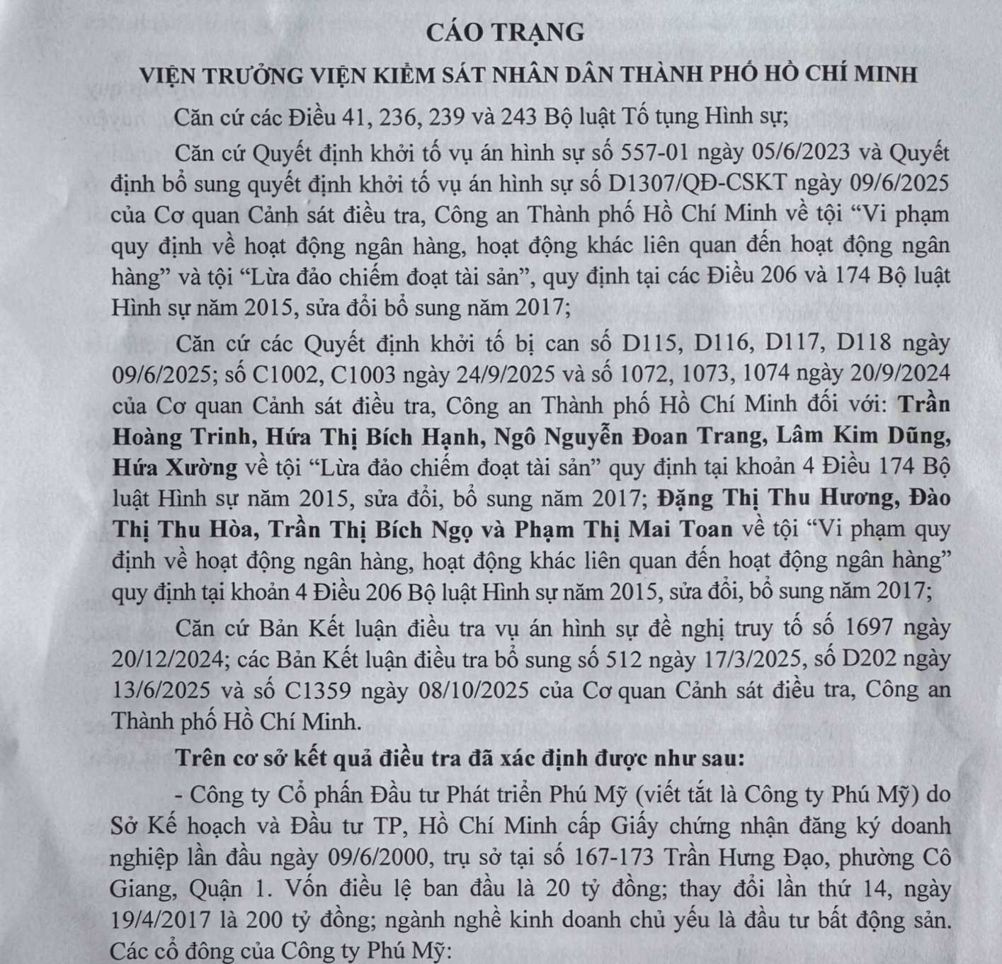 Ly kỳ chuyện gia tộc họ Hứa ở TP HCM lừa một chi nhánh ngân hàng - Ảnh 1.