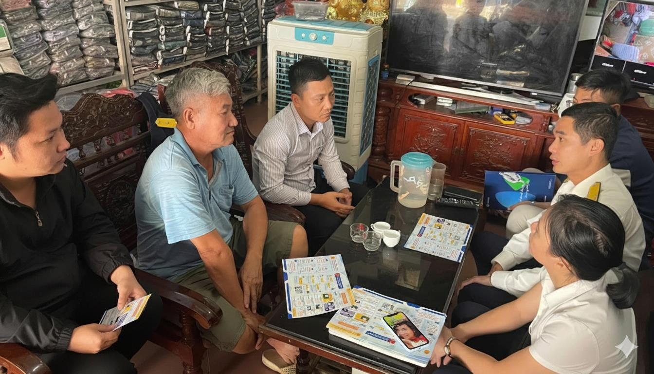 Thuế khoán sang kê khai: VNPT và Thuế tăng tốc hỗ trợ hộ kinh doanh - Ảnh 1. Thuế khoán sang kê khai: VNPT và Thuế tăng tốc hỗ trợ hộ kinh doanh - Ảnh 1.