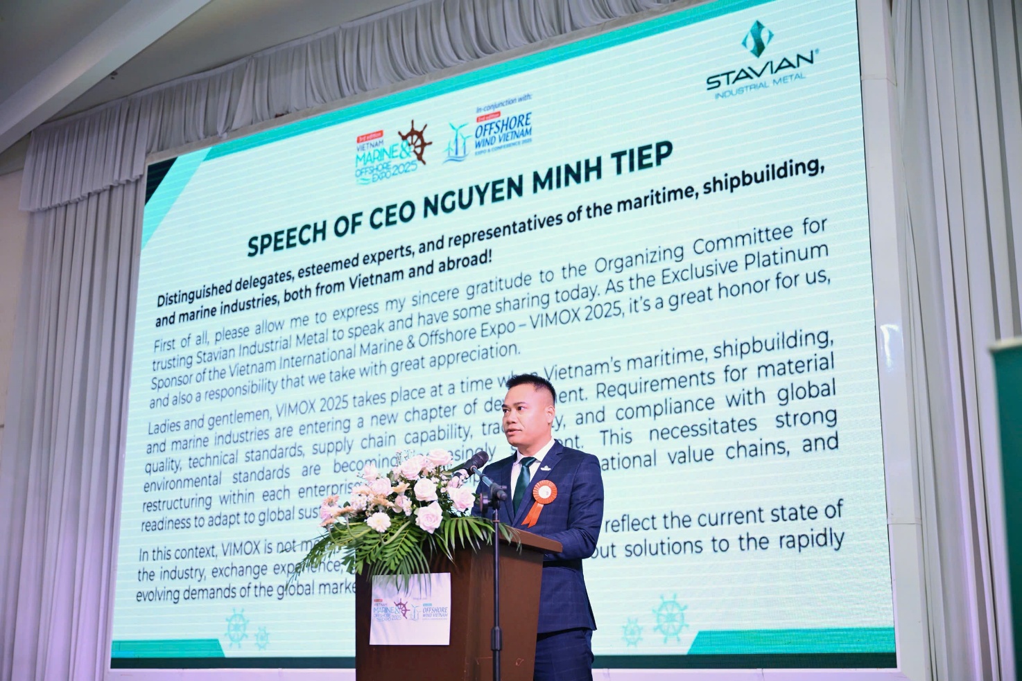 Stavian Industrial Metal là Nhà tài trợ Bạch kim độc quyền của VIMOX 2025 - Ảnh 3. Stavian Industrial Metal là Nhà tài trợ Bạch kim độc quyền của VIMOX 2025 - Ảnh 3.