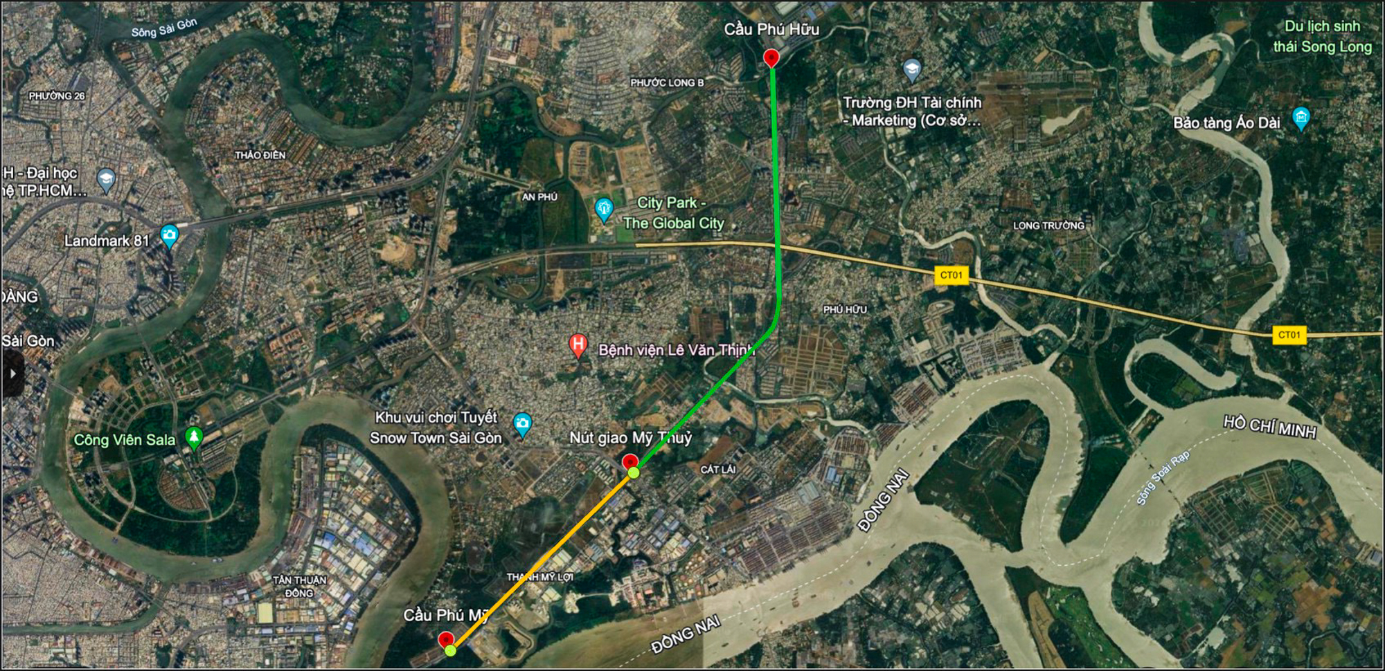 TP.HCM: Đoạn đường dài 8 km nhưng có hơn 10.000 căn hộ chung cư, nối cảng lớn nhất với sân bay rộng nhất Việt Nam - Ảnh 1.