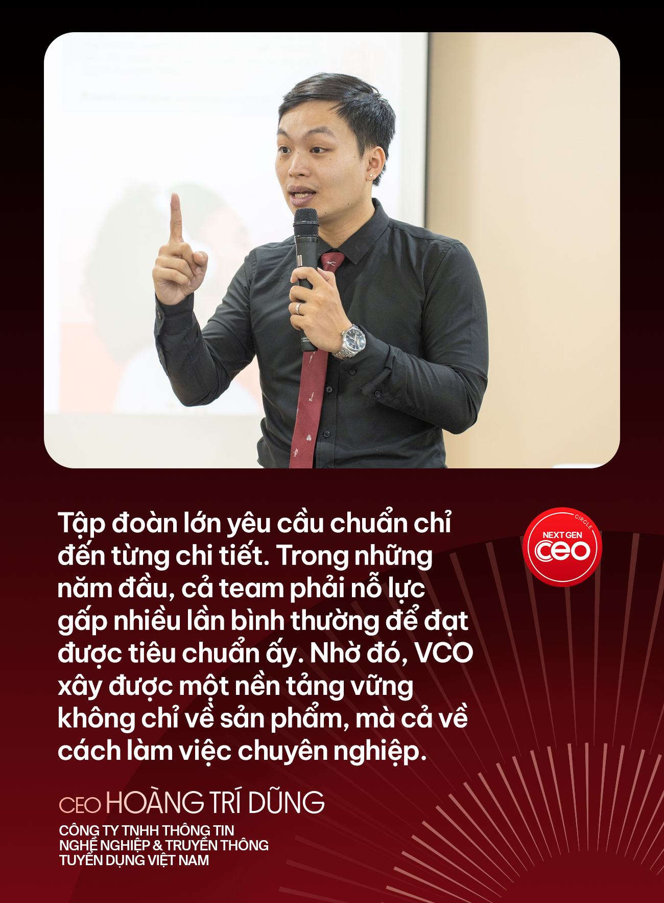 CEO VCO Hoàng Trí Dũng: Tôi không tin vào việc vẽ ra các khái niệm màu mè, thị trường bây giờ cần hiệu quả, không cần hoa mỹ - Ảnh 2.