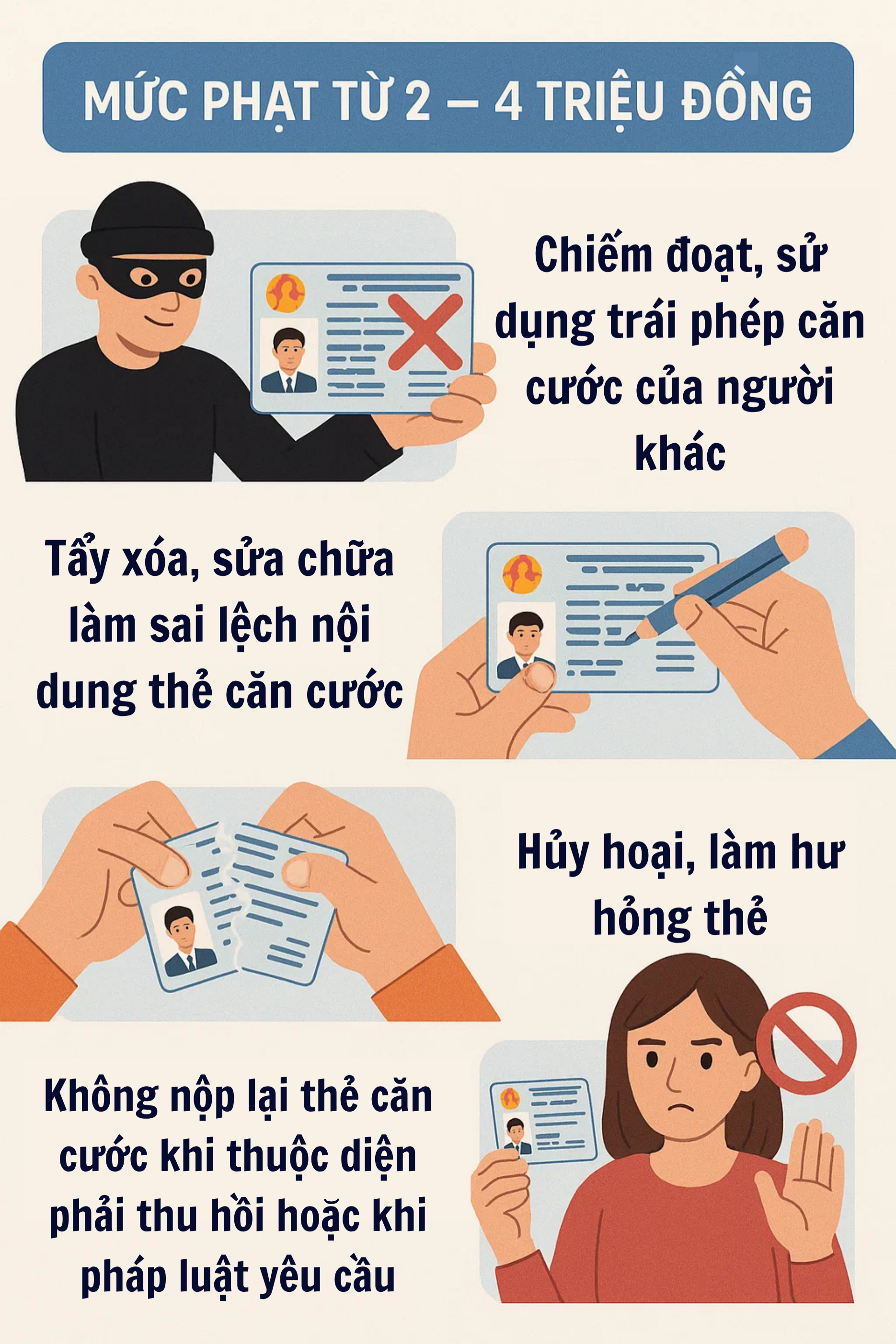 Thông báo khẩn liên quan đến căn cước công dân của tất cả người dân cả nước từ ngày 15/12- Ảnh 2. Thông báo khẩn liên quan đến căn cước công dân của tất cả người dân cả nước từ ngày 15/12- Ảnh 2.