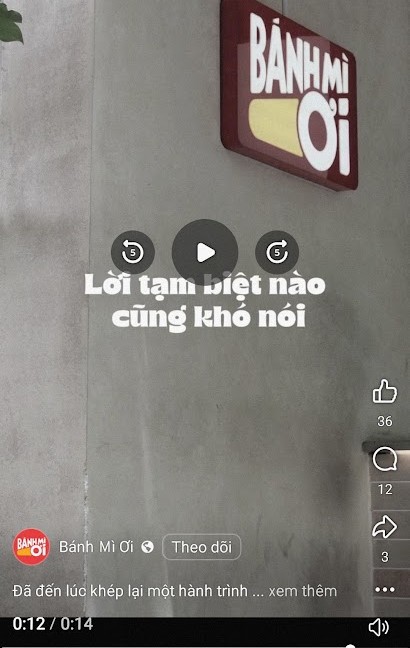 Thực hư thương hiệu "Bánh mì ơi" đóng cửa - Ảnh 1.