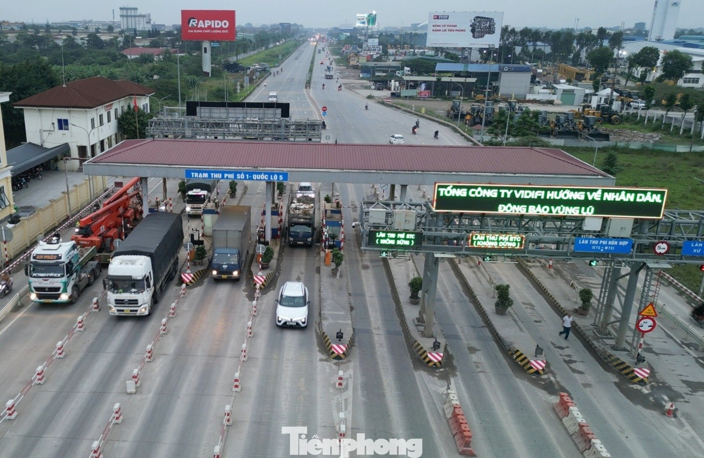 Kiến nghị lập rào chắn ngăn xe tải, xe container né trạm BOT quốc lộ 5- Ảnh 1.