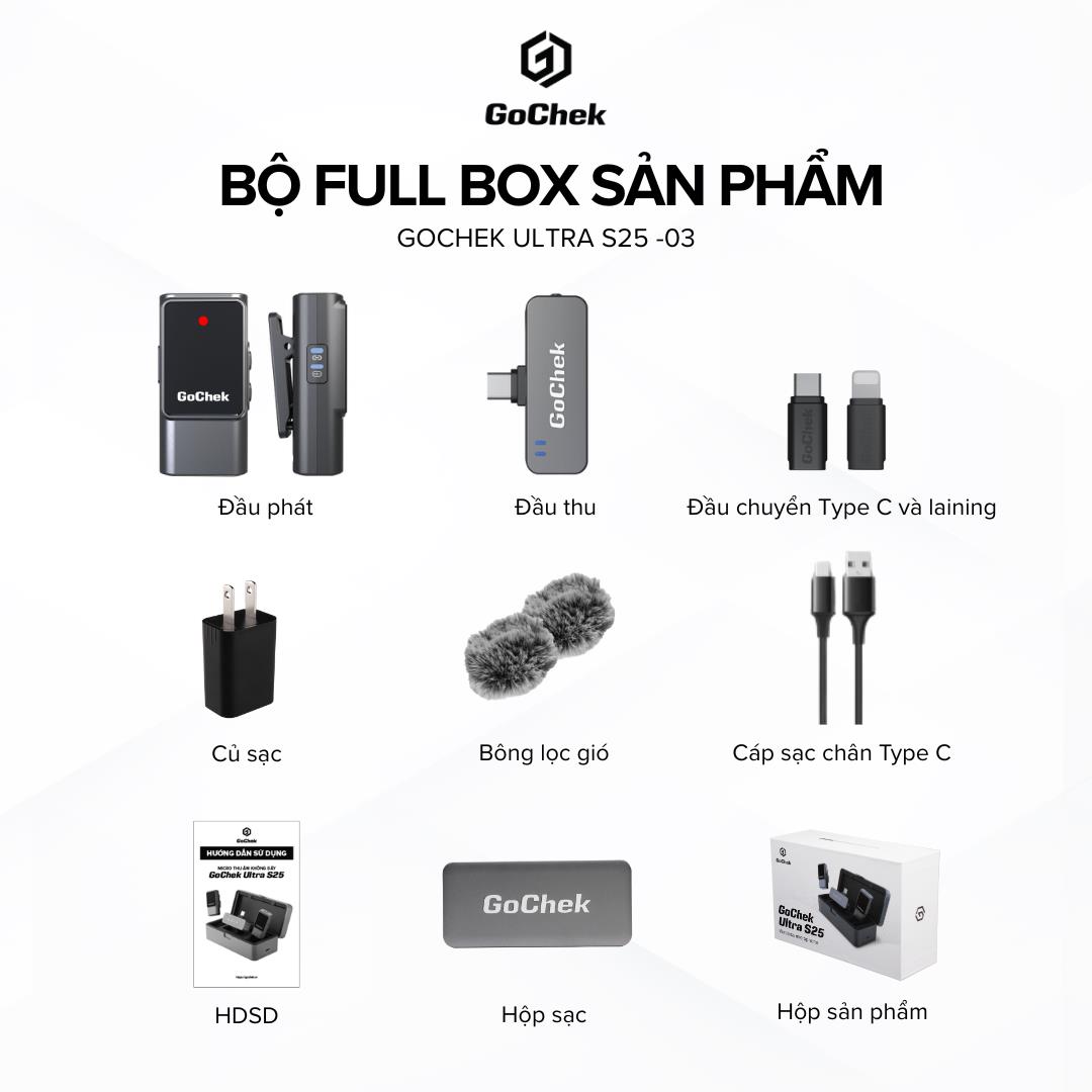 GoChek Ultra S25 – Bước tiến mới của micro thu âm không dây - Ảnh 1. GoChek Ultra S25 – Bước tiến mới của micro thu âm không dây - Ảnh 1.