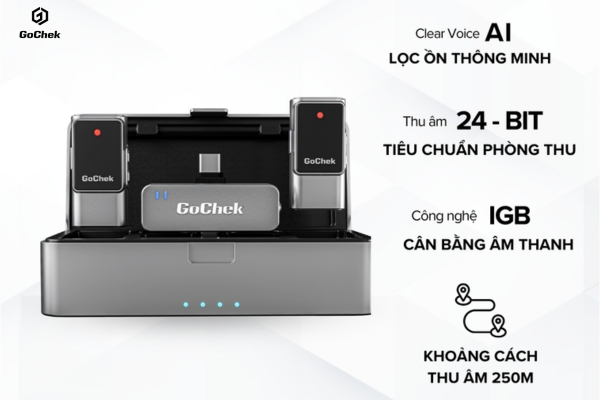 GoChek Ultra S25 – Bước tiến mới của micro thu âm không dây - Ảnh 3. GoChek Ultra S25 – Bước tiến mới của micro thu âm không dây - Ảnh 3.