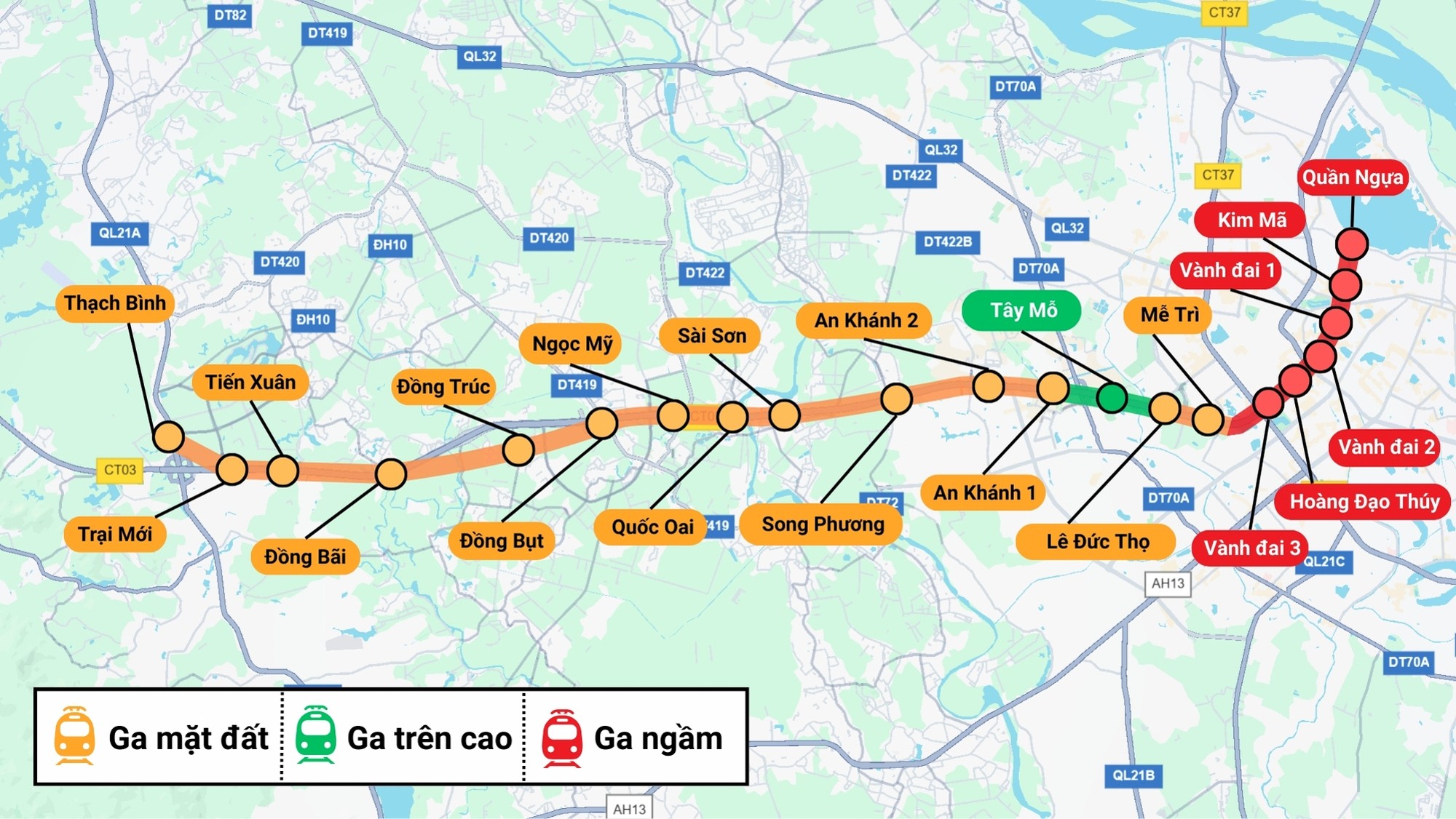 Tuyến Metro số 5 Văn Cao - Hòa Lạc có gì khiến giới đầu tư bất động sản “nín thở” chờ đợi, kỳ vọng giá tăng mạnh? - Ảnh 2.