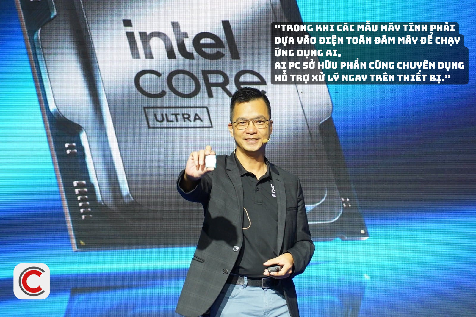 Giám đốc Quốc gia Intel Việt Nam: "AI PC là bước tiến mới của công nghệ máy tính, cho phép xử lý AI trực tiếp trên thiết bị và đảm bảo tính riêng tư dữ liệu" - Ảnh 1.