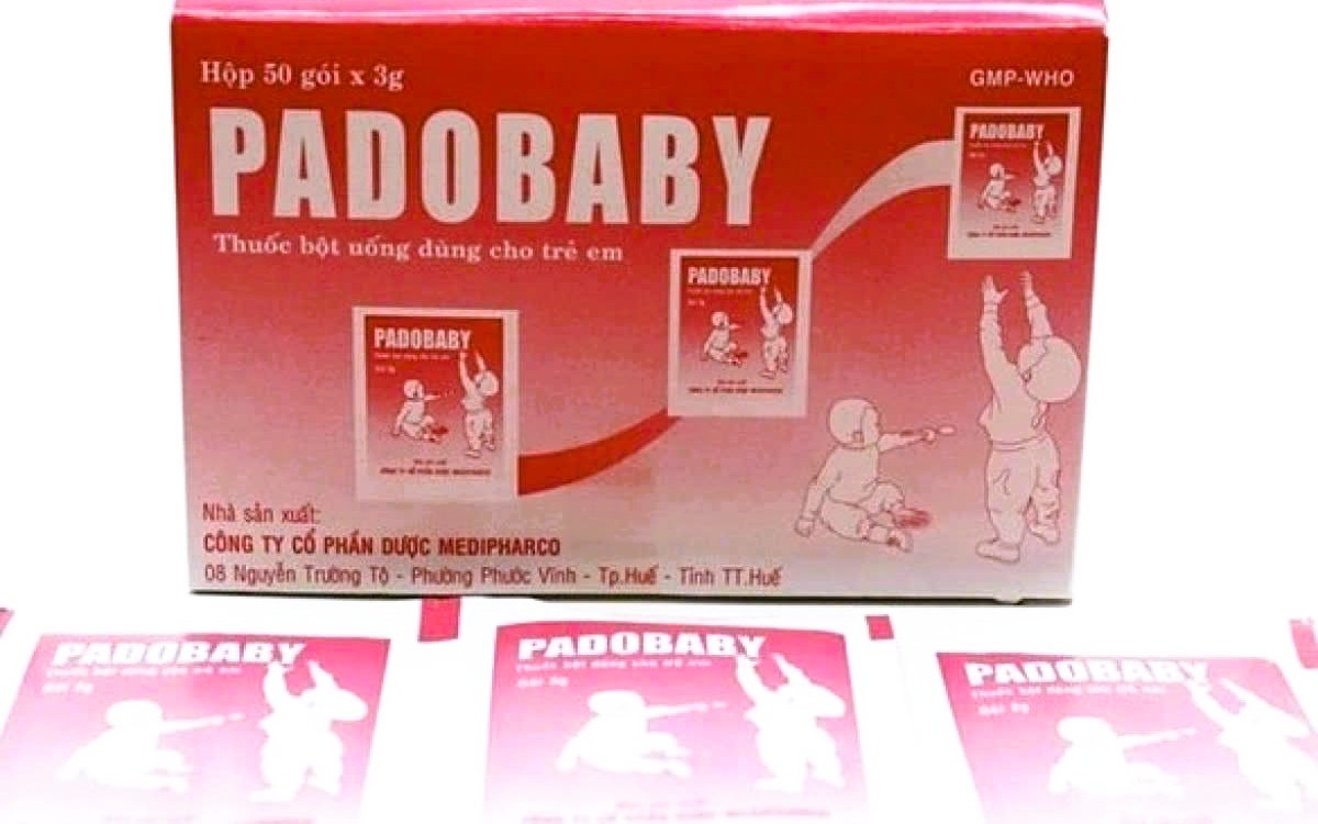 Sở Y tế thanh hóa thu hồi thuốc bột uống Padobaby dùng cho trẻ em - Ảnh 1. Sở Y tế thanh hóa thu hồi thuốc bột uống Padobaby dùng cho trẻ em - Ảnh 1.