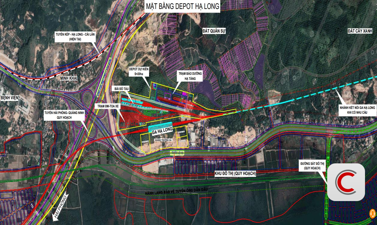 Chi tiết bản đồ và vị trí 4 nhà ga quan trọng của tuyến đường sắt Hà Nội - Quảng Ninh do VinSpeed triển khai - Ảnh 5.