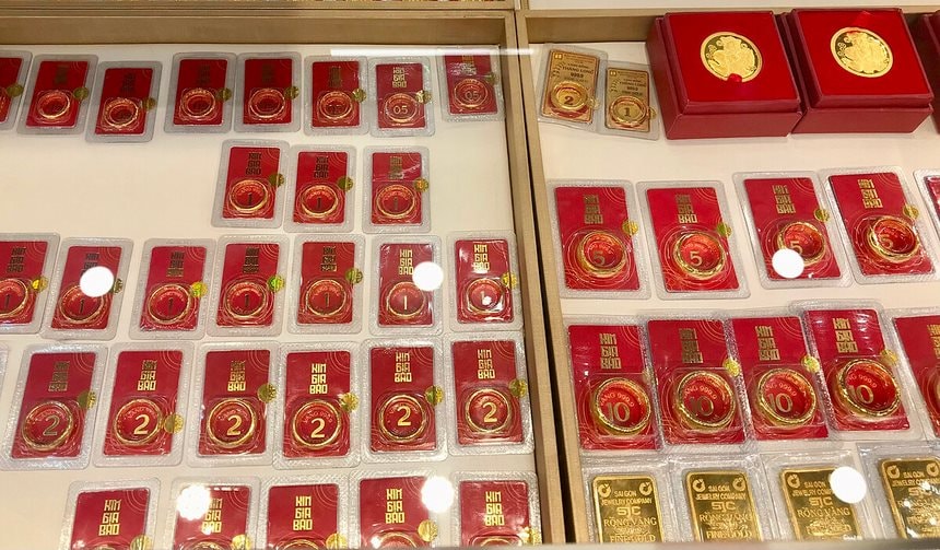 Giá vàng trong nước tăng 4 , 5 triệu đồng / lượng , dự báo tuần tới ra sao? - Ảnh 1. Giá vàng trong nước tăng 4 , 5 triệu đồng / lượng , dự báo tuần tới ra sao? - Ảnh 1.