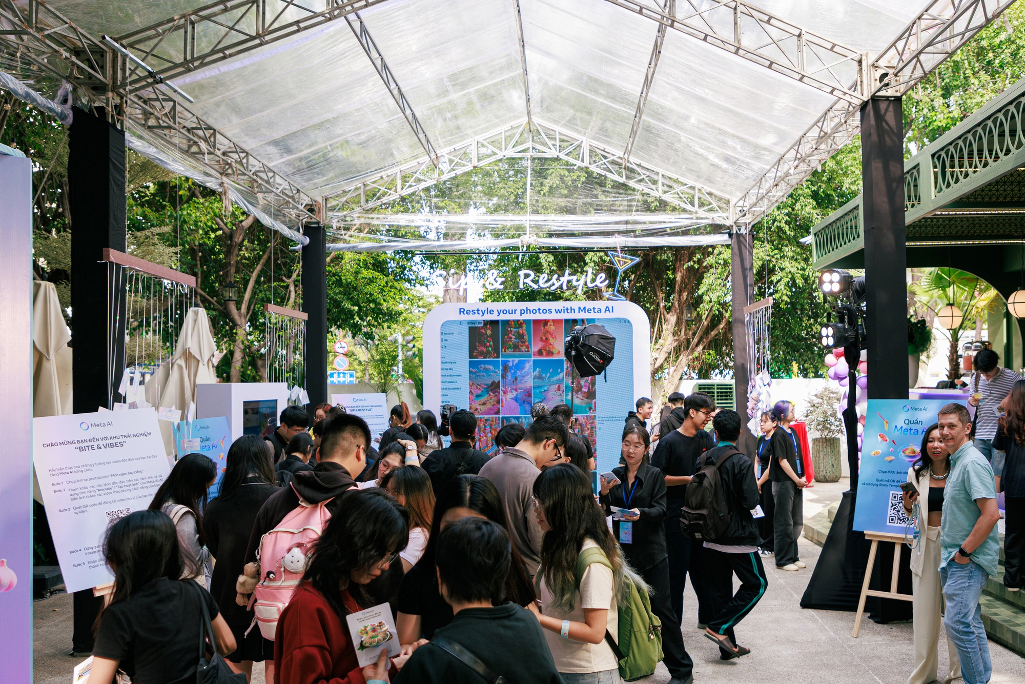 Pop-up Meta AI gây sốt tại TP.HCM: Trải nghiệm “gọi món bằng câu lệnh” lần đầu xuất hiện- Ảnh 1. Pop-up Meta AI gây sốt tại TP.HCM: Trải nghiệm “gọi món bằng câu lệnh” lần đầu xuất hiện- Ảnh 1.